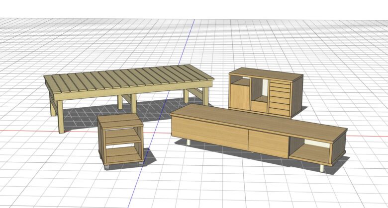 7周年記念イベントが 日本マイクロシステム caDIY3D Ver1 標準ライセンスパック SC16001 木工 CAD 木取り図 